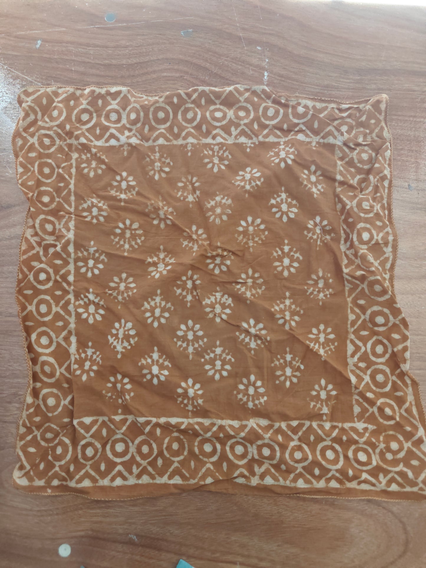Organic Indian mud print bandana
