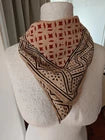 Organic Cotton Indian Hand Print Bandana Scarf