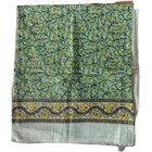 Hand Block Print Indian Cotton Oversize Scarf, Sarong, Throw, Beach Cover,