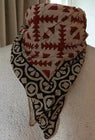 Organic Cotton Indian Hand Print Bandana Scarf
