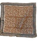 Organic Cotton Indian Hand Print Bandana Scarf