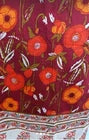Hand Block Print Indian Cotton Oversize Scarf, Sarong, Throw, Beach Cover,