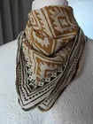 Organic Cotton Indian Hand Print Bandana Scarf