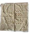Organic Cotton Indian Hand Print Bandana Scarf