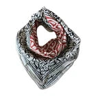 Organic Cotton  Indian Hand Print Bandana Scarf