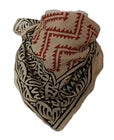 Organic Cotton  Indian Hand Print Bandana Scarf