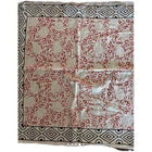 Organic Cotton  Indian Hand Print Bandana Scarf