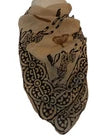 Organic Cotton  Indian Hand Print Bandana Scarf