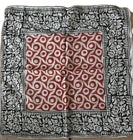 Organic Cotton  Indian Hand Print Bandana Scarf