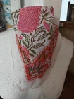 Organic Cotton  Indian Hand Print Bandana Scarf