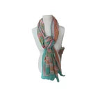 Hand Block Print Indian Cotton Oversize Scarf, Sarong, Throw, Beach Cover,