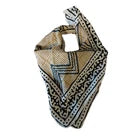 Organic Cotton  Indian Hand Print Bandana Scarf