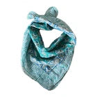 Organic Cotton  Indian Hand Print Bandana Scarf
