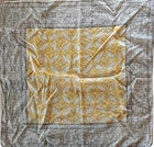 Organic Cotton  Indian Hand Block Print Bandana Scarf