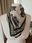 Organic Cotton  Indian Hand Block Print Bandana Scarf