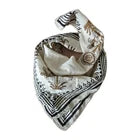 Organic Cotton  Indian Hand Print Bandana Scarf