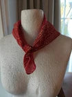 Organic Cotton  Indian Hand Print Bandana Scarf
