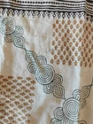 Organic Cotton  Indian Hand Print Bandana Scarf