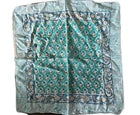 Organic Cotton  Indian Hand Print Bandana Scarf