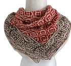 Indian Hand Block Print Large Bandana Scarf