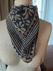 Organic Cotton  Indian Hand Print Bandana Scarf