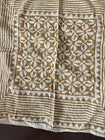 Organic Cotton  Indian Hand Print Bandana Scarf