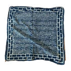 Organic Cotton  Indian Mud Print Bandana Scarf