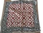 Organic Cotton  Indian Hand Print Bandana Scarf