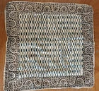 Organic Cotton  Indian Hand Block Print Bandana Scarf