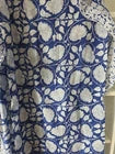 Hand Block Print Indian Cotton Oversize Scarf, Sarong, Throw, Beach Cover,