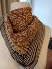 Organic Cotton  Indian Hand Print Bandana Scarf