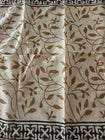 Organic Cotton  Indian Hand Block Print Bandana Scarf