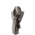Hand Block Print Indian Cotton Oversize Scarf, Sarong, Throw, Beach Cover,