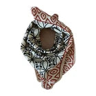 Organic Cotton  Indian Hand Block Print Bandana Scarf