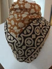 Organic Cotton  Indian Hand Print Bandana Scarf