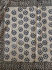Organic Cotton  Indian Hand Block Print Bandana Scarf