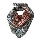 Organic Cotton  Indian Hand Print Bandana Scarf