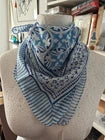 Organic Cotton  Indian Hand Print Bandana Scarf