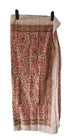 Hand Block Print Indian Cotton Oversize Scarf, Sarong, Throw, Beach Cover,