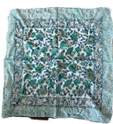 Organic Cotton  Indian Hand Print Bandana Scarf