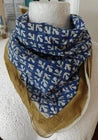 Organic Cotton  Indian Hand Block Print Bandana Scarf
