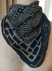 Organic Cotton  Indian Mud Print Bandana Scarf
