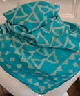 Indian Hand Block Print Large Bandana Scarf