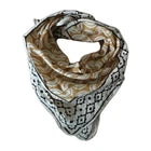 Organic Cotton  Indian Hand Print Bandana Scarf