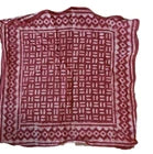 Organic Cotton  Indian Mud Print Bandana Scarf