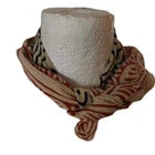 Organic Cotton  Indian Hand Print Bandana Scarf