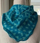 Organic Cotton  Indian Hand Print Bandana Scarf