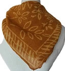 Organic Cotton  Indian Hand Mud Print Bandana Scarf