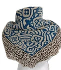 Indian Hand Block Print Large Bandana Scarf