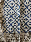 Organic Cotton  Indian Hand Print Bandana Scarf